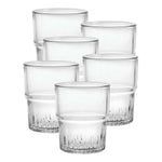 Set of glasses Duralex Crystal Transparent Stackable 16 cl (6 pcs)