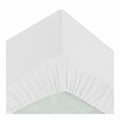 Fitted bottom sheet Atmosphera White (90 x 190 cm)