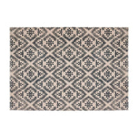 Tapis Atmosphera Noir Beige Coton Multicouleur 60 x 90 cm