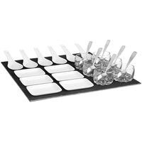 Set za Aperitiv Secret de Gourmet Črna Tabla (30 x 30 cm)