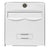 Letterbox Burg-Wachter Balthazar Galvanised Steel Wall White