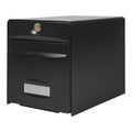 Letterbox Burg-Wachter   Black Stainless steel Galvanised Steel 36,5 x 28 x 31 cm