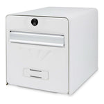 Letterbox Burg-Wachter   White Stainless steel Galvanised Steel 36,5 x 28 x 31 cm