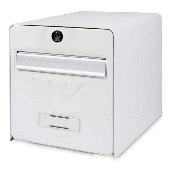 Letterbox Burg-Wachter   White Stainless steel Galvanised Steel 36,5 x 28 x 31 cm