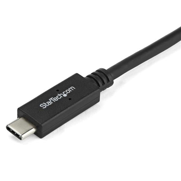 USB C to DVI Adapter Startech CDP2DVIMM2MB Black