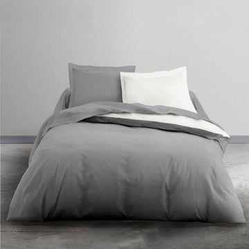 Bedding set TODAY White Light grey 200 x 200 cm