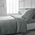 Fitted bottom sheet TODAY Jersey Light grey 90 x 190 cm Grey
