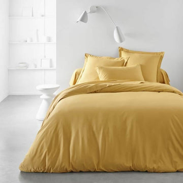 Fitted bottom sheet TODAY Essential Mustard 140 x 200 cm