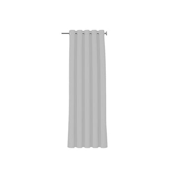 Curtain TODAY Steel Light grey 140 x 240 cm
