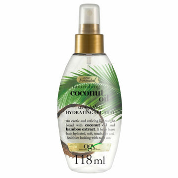 Haarnebel OGX Coconut Oil Feuchtigkeitsspendend Kokosnuss-Öl 118 ml