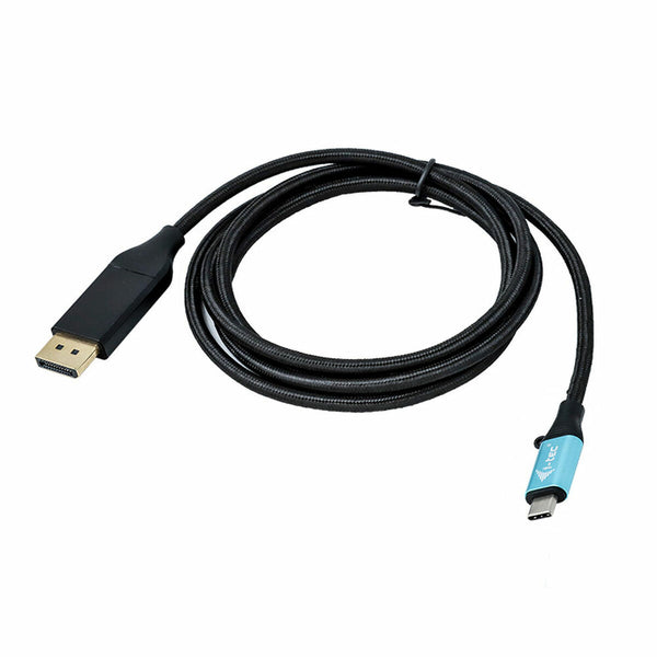 Adaptateur USB C vers DisplayPort i-Tec C31CBLDP60HZ2M 4K Ultra HD Noir