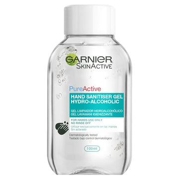 "Garnier SkinActive Hand Sanitiser Gel Hydro Alcoholic 100ml"
