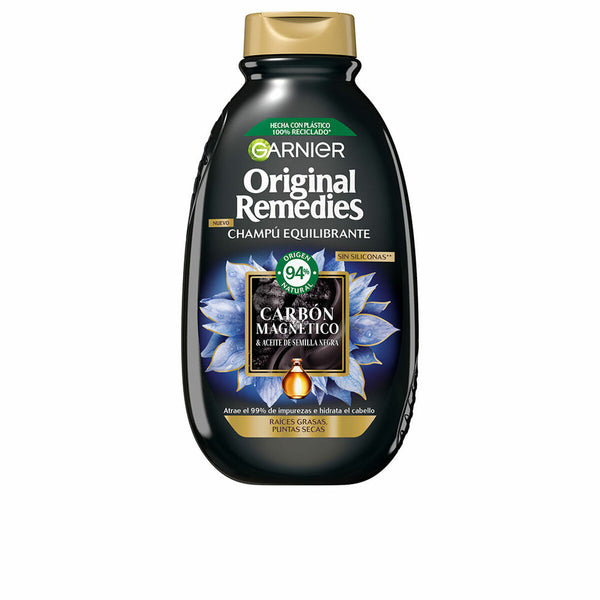 Shampoo Garnier Original Remedies Ausgleichende Magnetische Kohle (250 ml)
