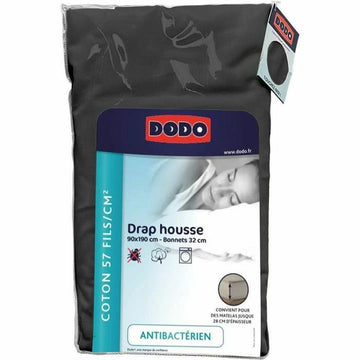 Fitted sheet DODO Anthracite 90 x 190