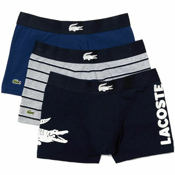 Pack of Underpants Lacoste Stretch Dark blue