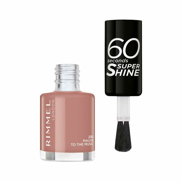 nail polish 60 Seconds Super Shine Rimmel London Nº 230 (8 ml) (8 ml)