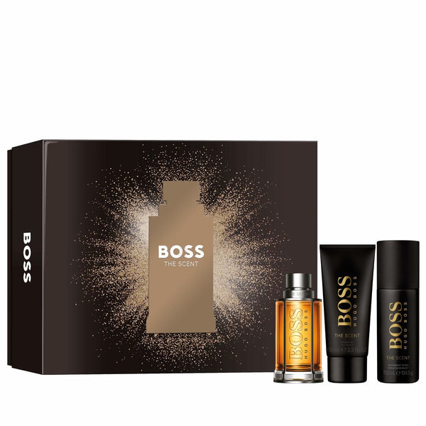 Men's Perfume Set Hugo Boss-boss The Scent 3 Pieces