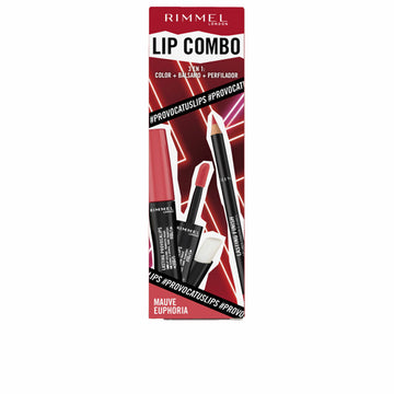 Set Za Ličenje Rimmel London Lip Combo 3 Kosi Mauve Euphoria