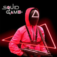 Mask Squid Game Triangle Soldier Costune accessorie