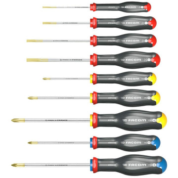 Screwdriver Set Facom 9 Pieces Screwdriver Set