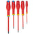 Screwdriver Set Facom Protwist Isolated 1000V AT5VE.PB Flat Pozidriv 5 Pieces