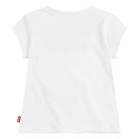 Child's Short Sleeve T-Shirt Levi's Batwing Logo White