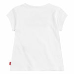 Child's Short Sleeve T-Shirt Levi's Batwing Logo White