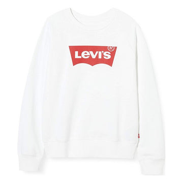 Children’s Sweatshirt without Hood Levi's COMM G CREW 4E6660 White