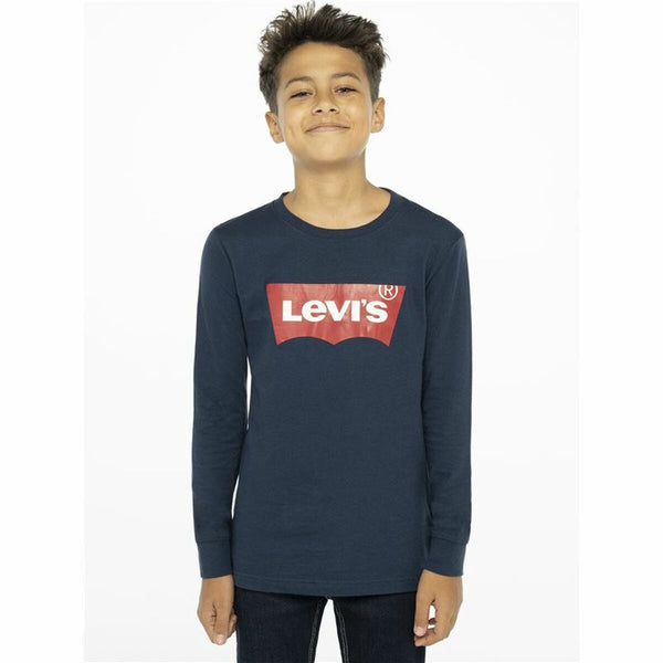 Maglia a Maniche Lunghe per Bambini Levi's Batwing Blu scuro