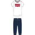 Ensemble de Sport pour Bébé TWILL JOGGER Levi's 6EA924-001  Blanc