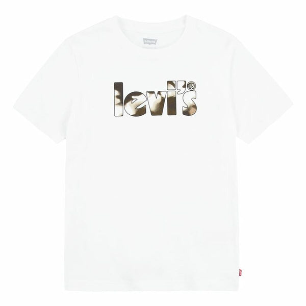 T-Shirt Levi's Camo Poster Logo Bright 60732 Weiß