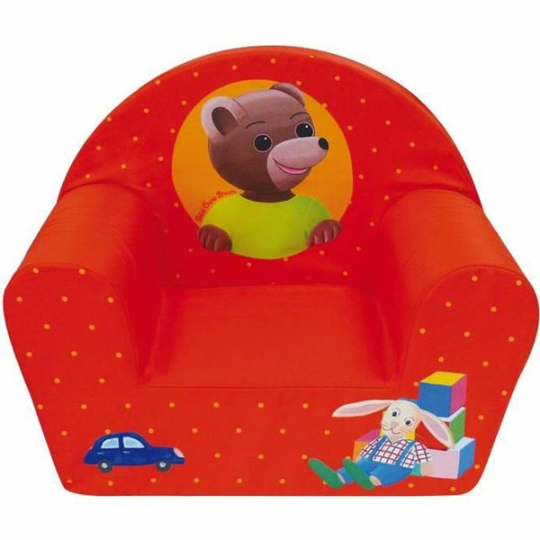 Kindersessel Fun House 712583 Bär 52 x 33 x 42 cm Rot