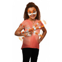 Costume for Children Miraculous: Tales of Ladybug & Cat Noir Transformation Set - Rena Rouge Orange 4 Pieces