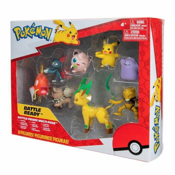 Figurine d’action Pokémon Pikachu, Sneasel, Magikarp, Abra, Rockruff, Ditto, Bayleef & Jigglypuff