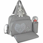 Wickeltasche Baby on Board Baby girl Grau