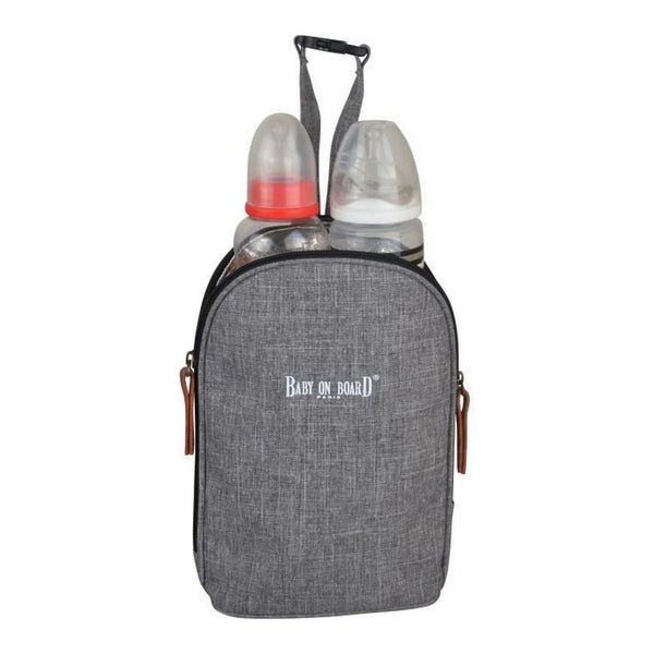 Wickeltasche Baby on Board Grau