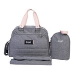 Borsa Fasciatoio per Pannolini Baby on Board URBAN Sweet Grigio Rosa