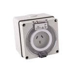 3 Flat Pin Socket Outlet 250V