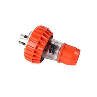 3 Flat Pin Straight Plug 250V