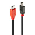 Kabel Micro USB LINDY 31717 50 cm Rdeč/Črn