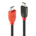 Kabel Micro USB LINDY 31758 50 cm Schwarz
