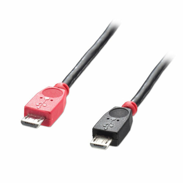 Adapter iz Micro USB v Mini USB LINDY 31759 Črna 1 m