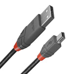 Kabel Micro USB LINDY 36725 5 m Schwarz