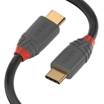 USB-C-Kabel LINDY 36871 1 m Schwarz