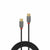 Câble USB C LINDY 36872 2 m Noir Gris