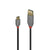 USB A zu USB-C-Kabel LINDY 36887 Schwarz 2 m