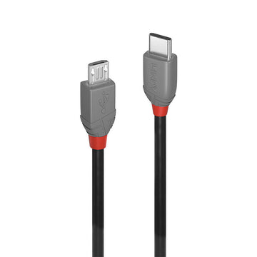 Kabel USB LINDY 36892 Črna Črn/Siv 2 m