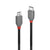 Câble USB LINDY 36892 Noir Noir/Gris 2 m