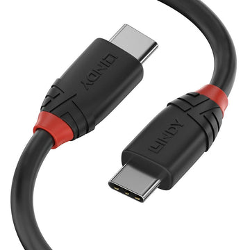Câble USB C LINDY 36907 1,5 m Noir