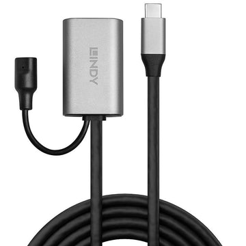 USB-C Cable LINDY 43270 Black Silver 5 m